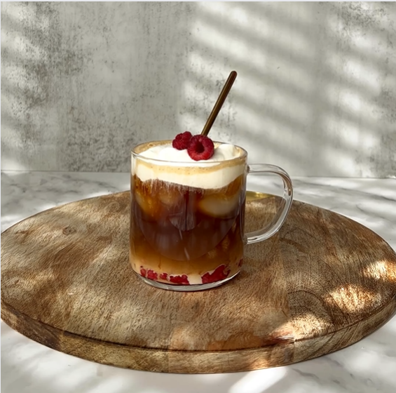 Raspberry Ice Coffee