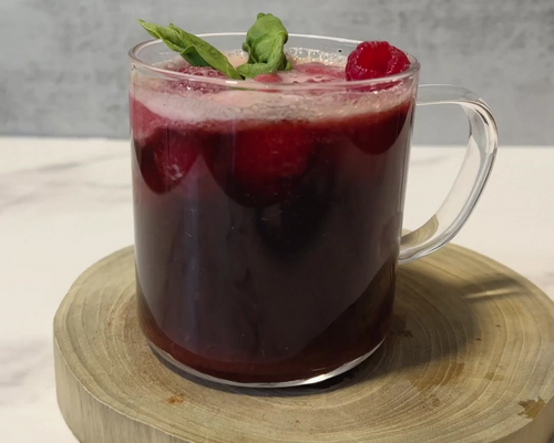 Sparkling Raspberry Champagne