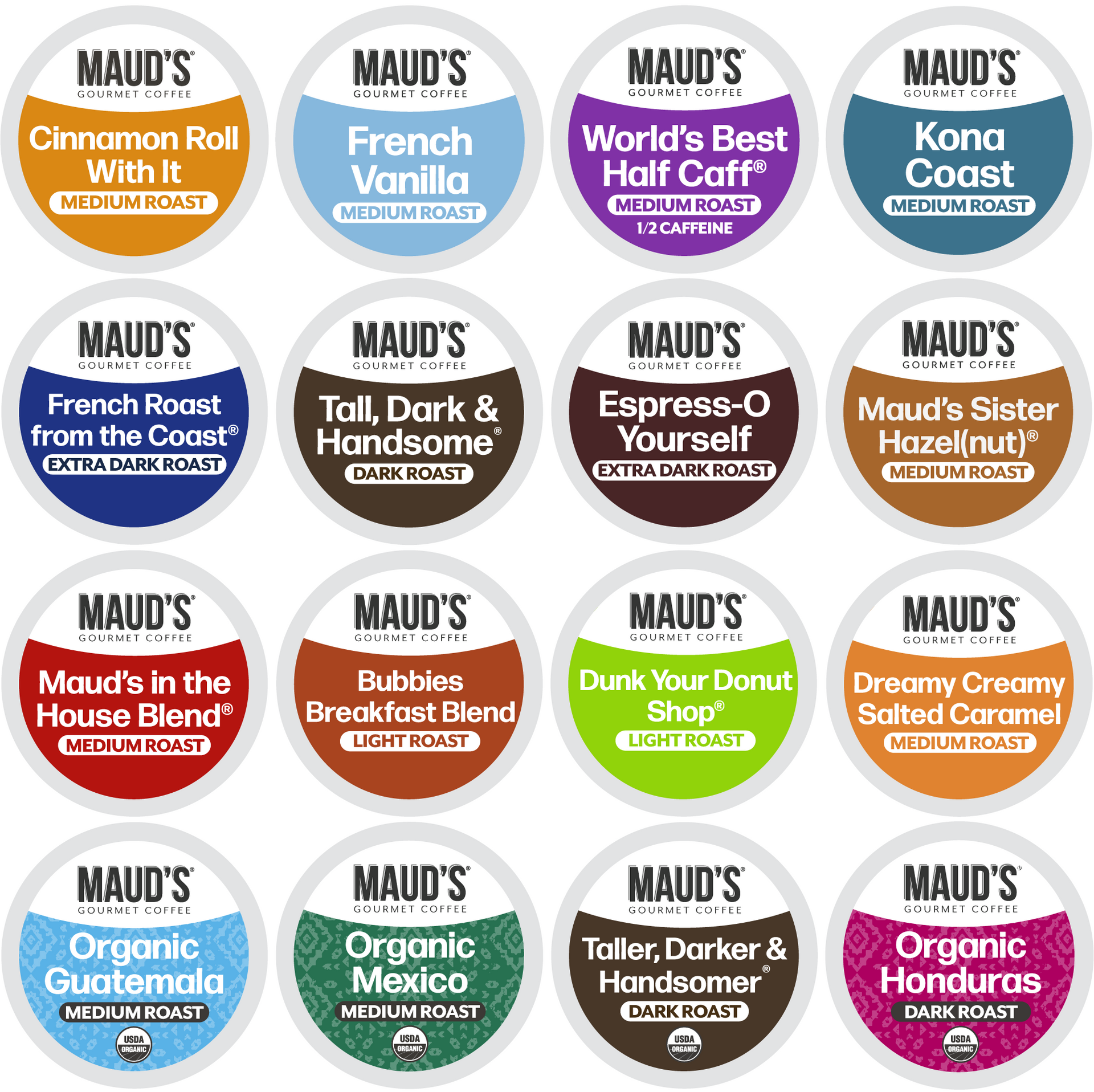 Maud's Coffee Lover's Variety Pack - 40ct