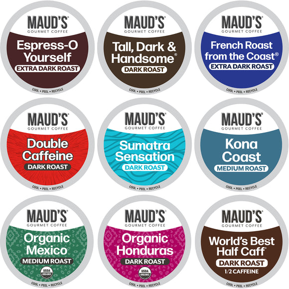 Maud's Dark/Bold Roast Coffee Pods Variety Pack
