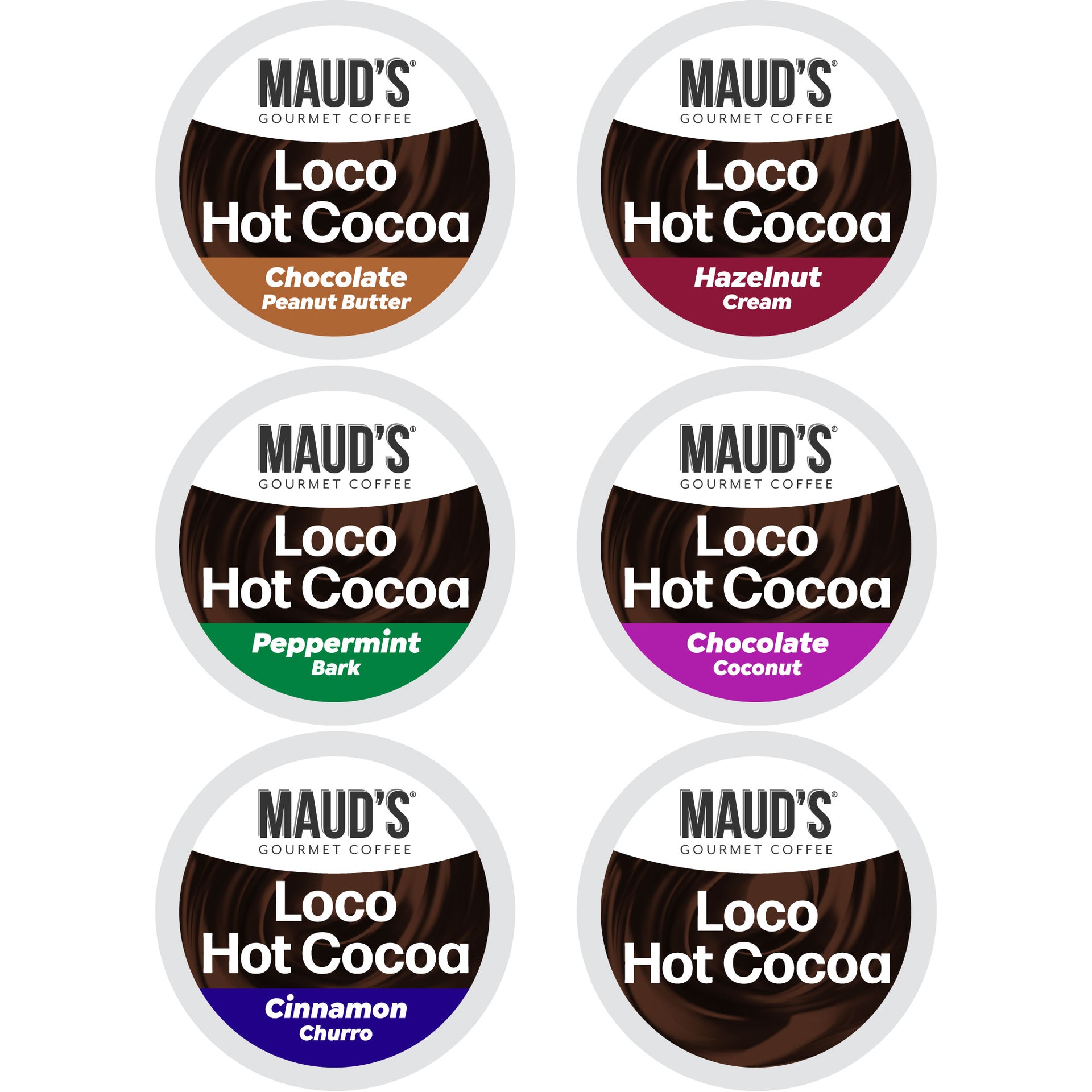 Maud's Flavored Hot Chocolate Variety Pack - 48ct