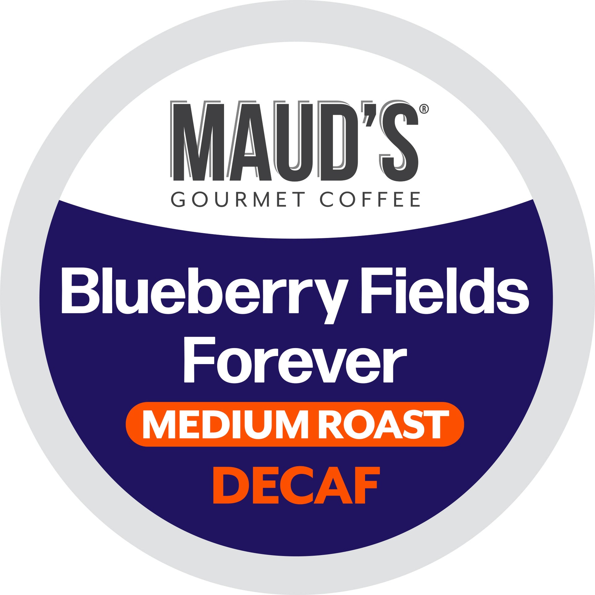 Maud's Decaf Blueberry Flavored Coffee Pods