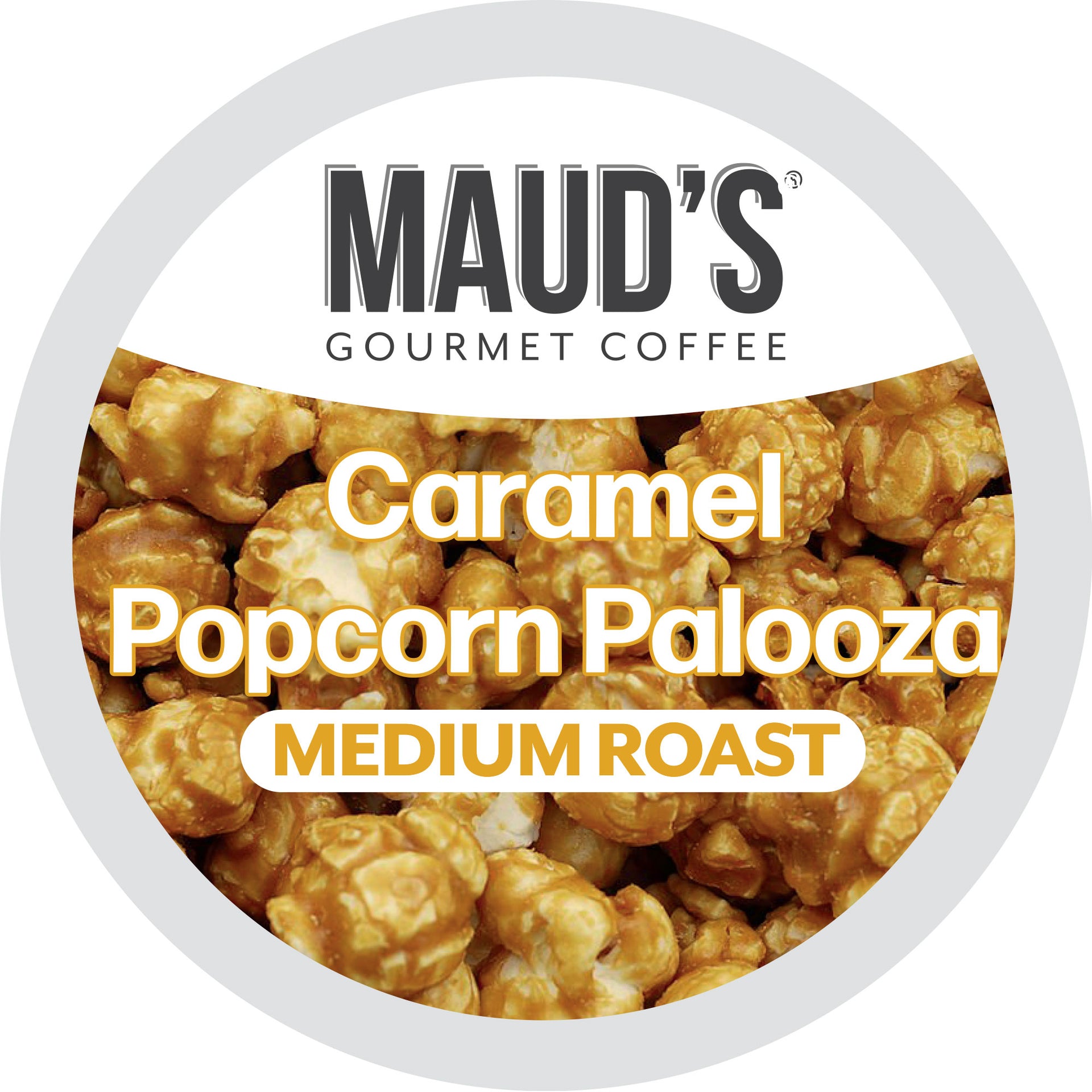 Maud's Caramel Popcorn Flavored Coffee Pods