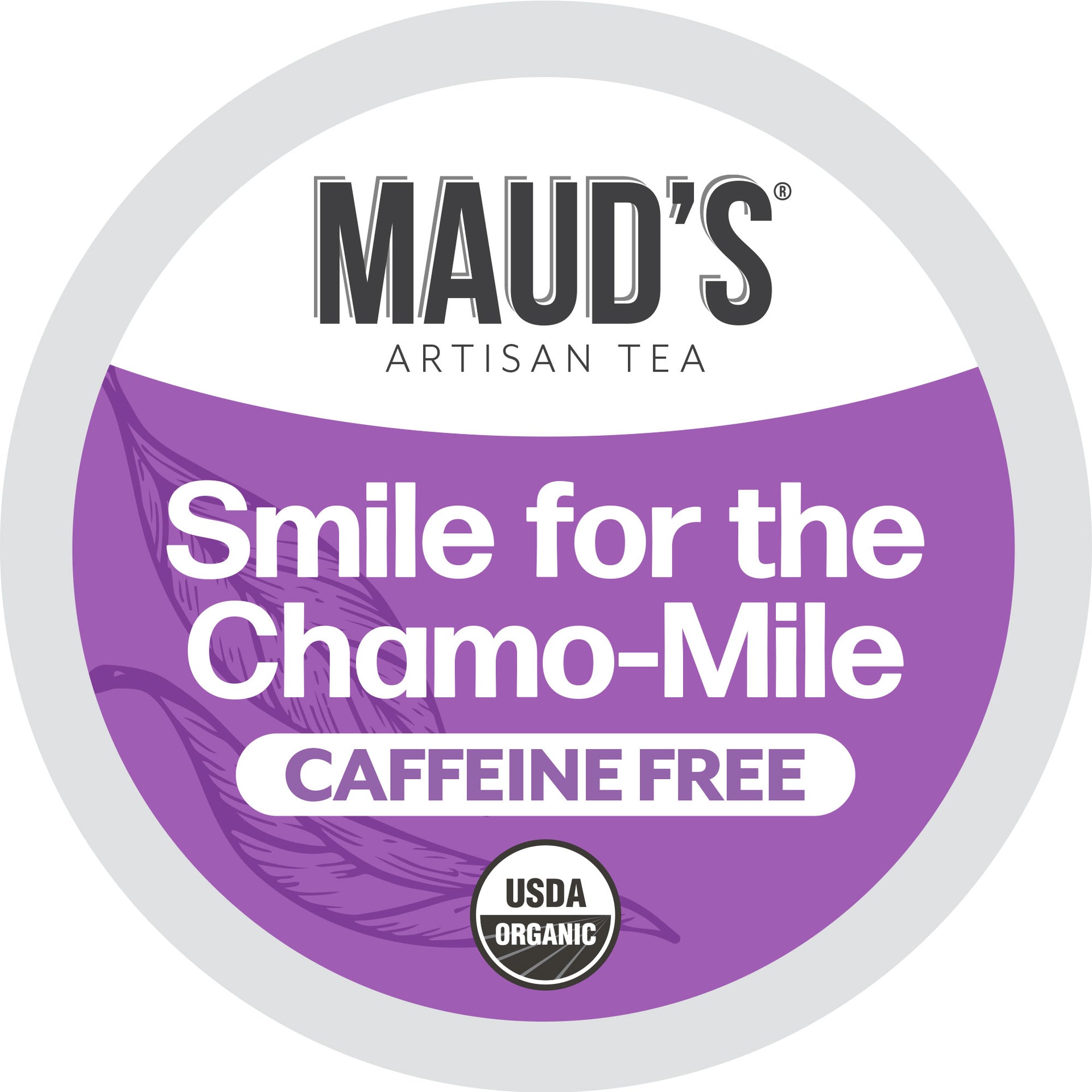 Maud's Organic Chamomile Lavender Tea Pods