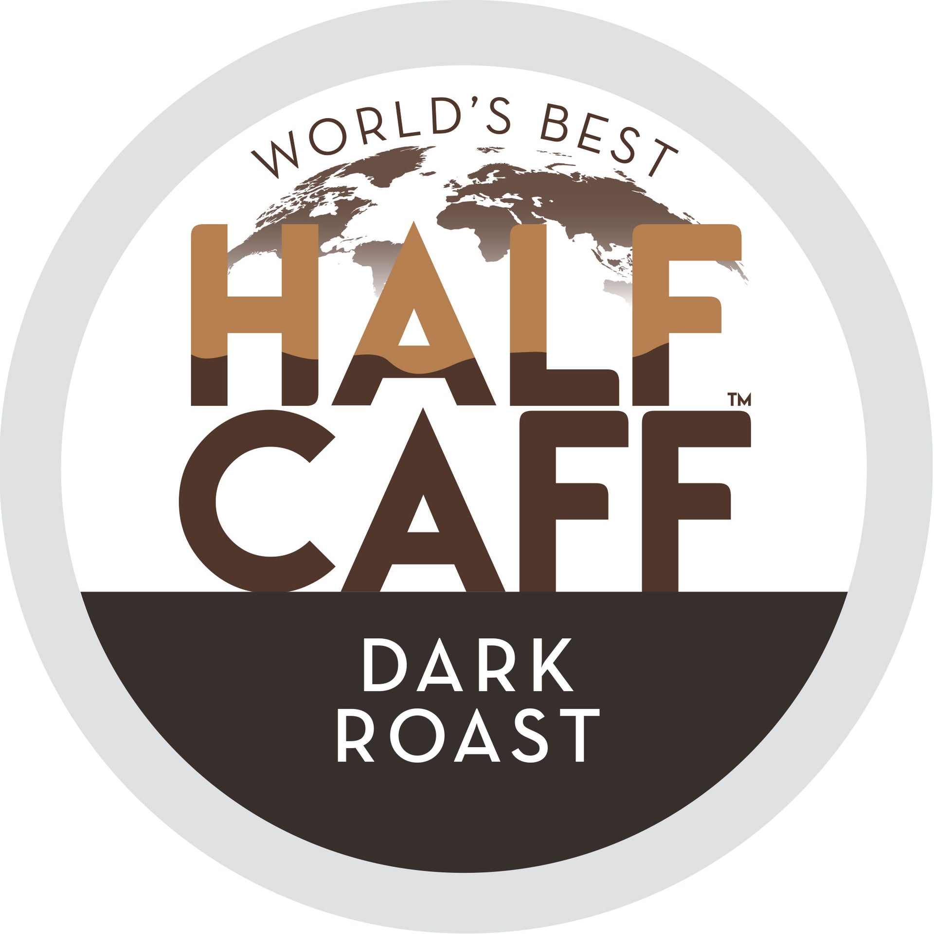 World's Best Half Caff™ Dark Roast Coffee Pods