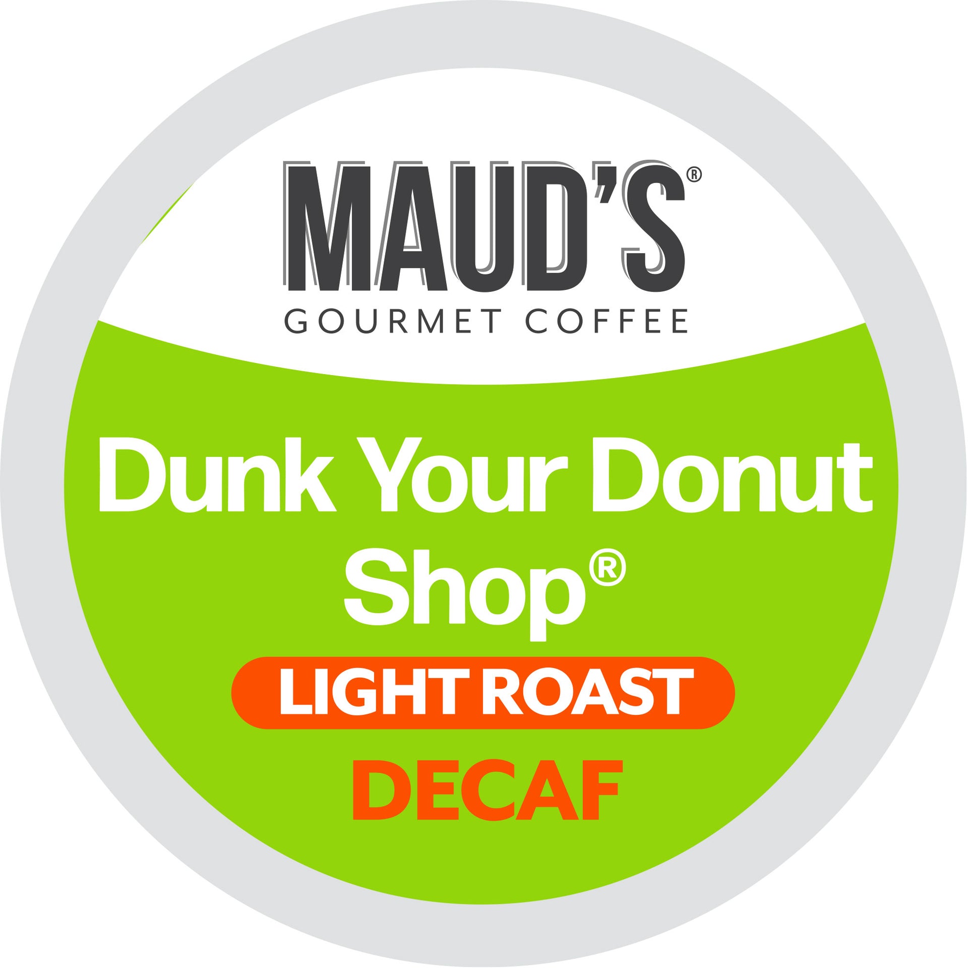 Maud's Decaf Donut Shop Coffee Pods