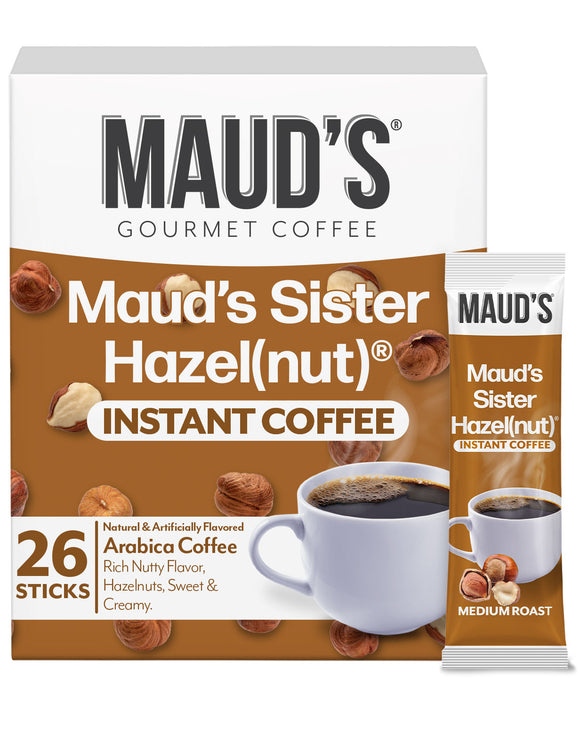 Maud's Instant Sweet Hazelnut Flavored Coffee