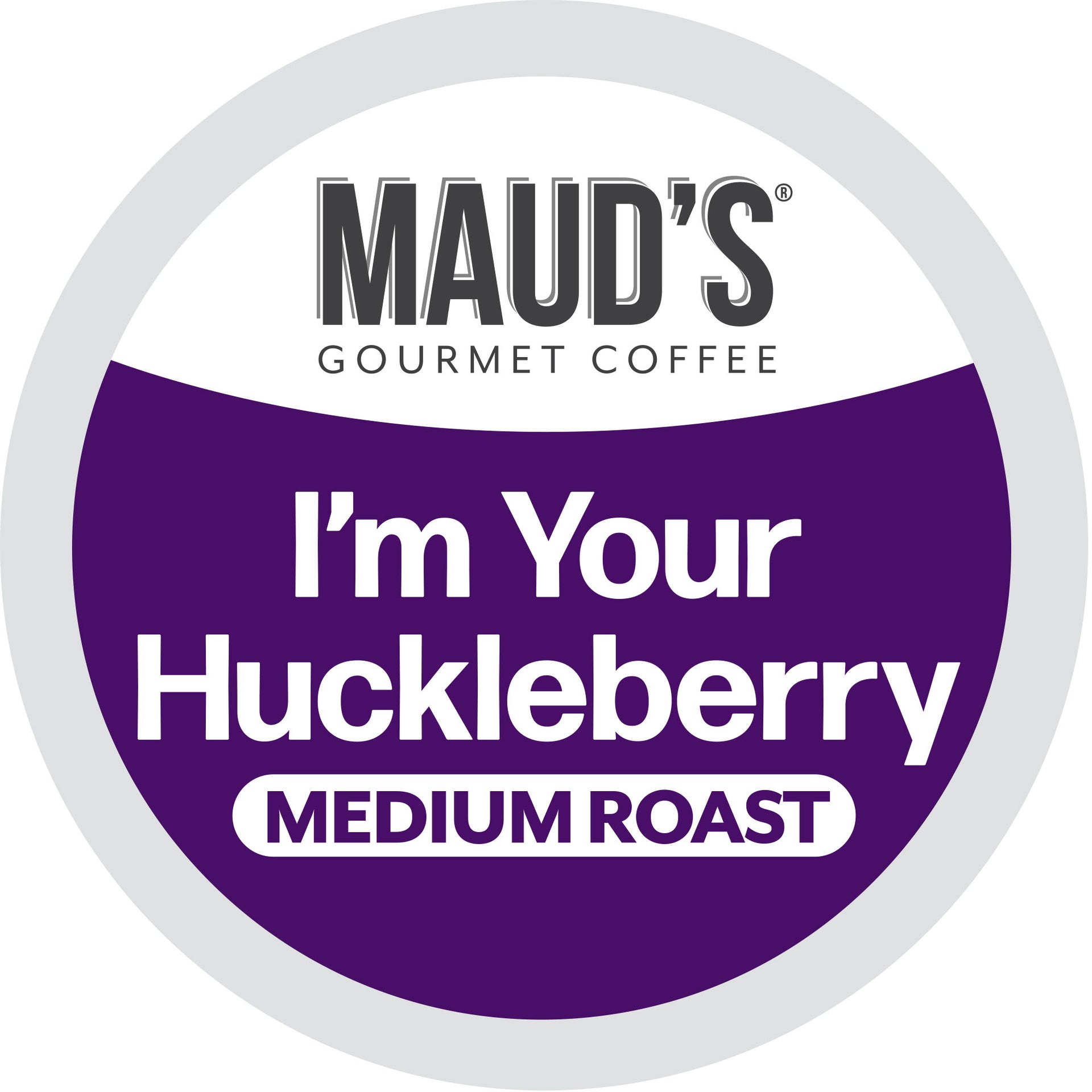 Maud's Huckleberry Flavored Coffee Pods