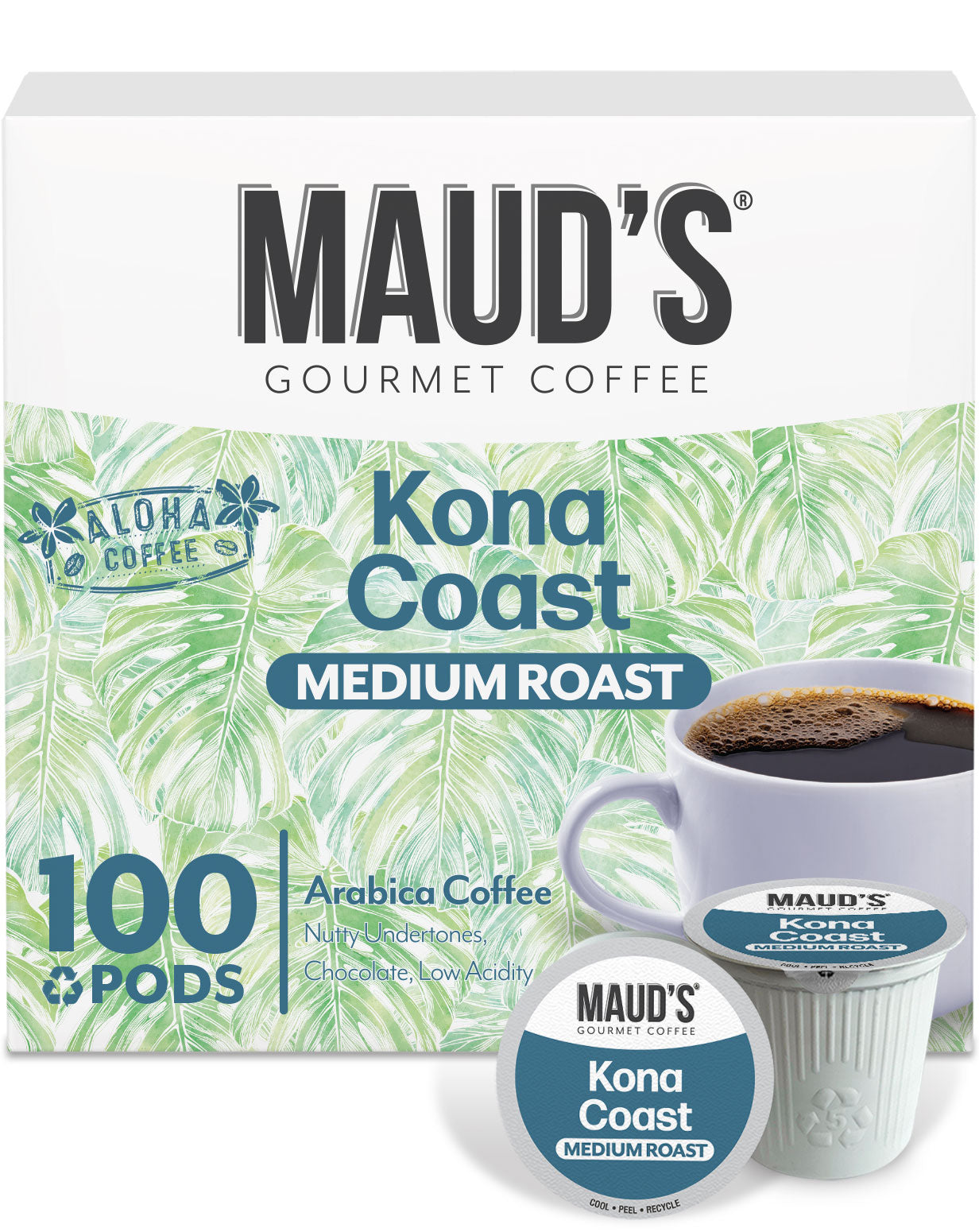 Maud's Kona Blend Coffee Pods 18ct