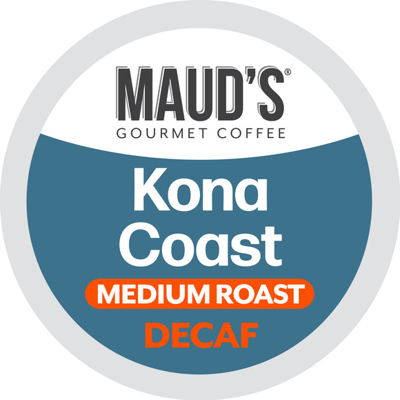 Maud's Decaf Kona Blend Coffee Pods
