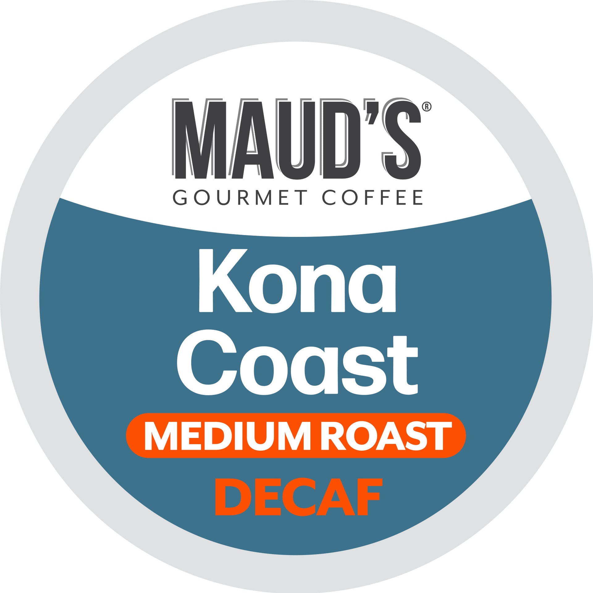 Maud's Decaf Kona Blend Coffee Pods