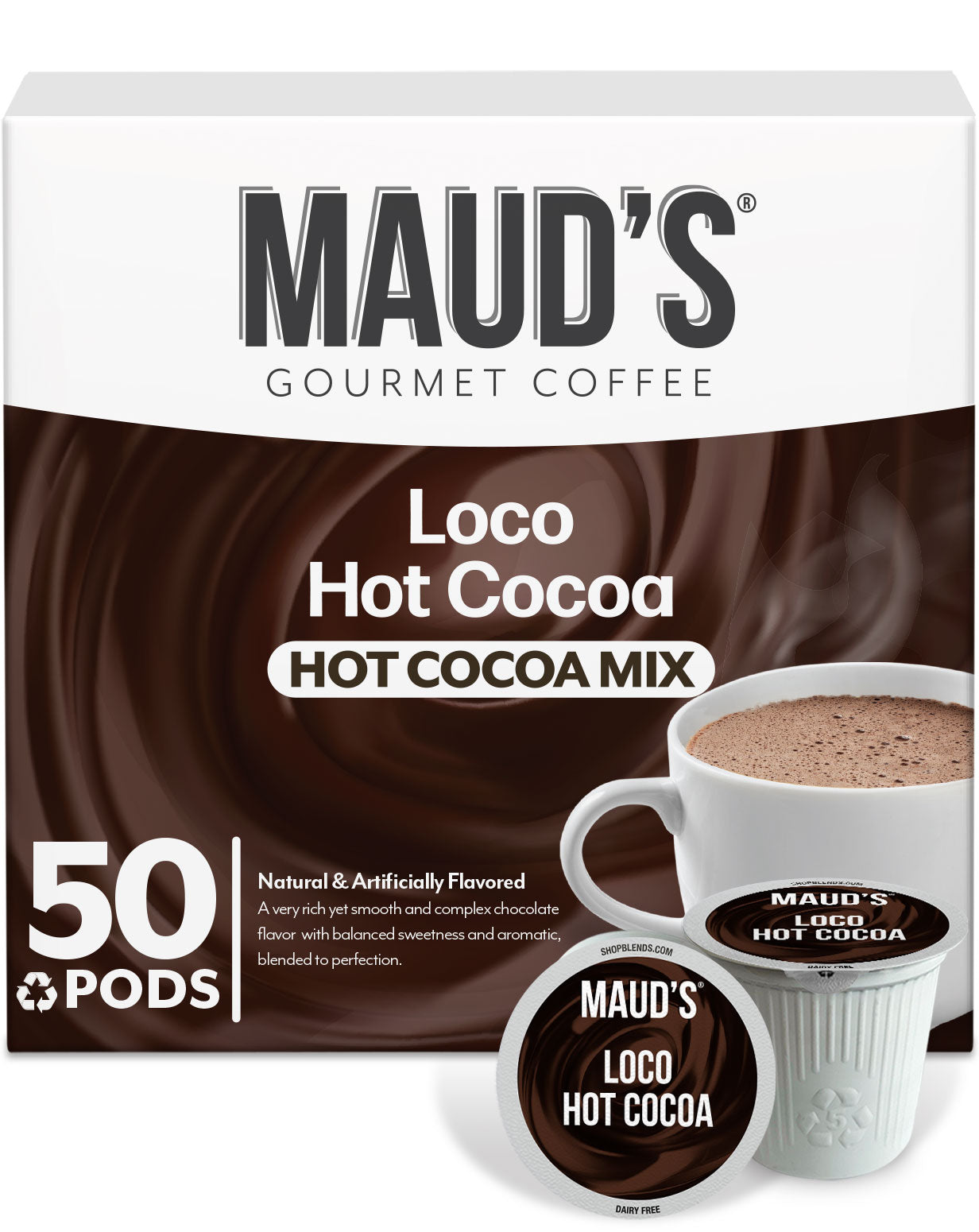 COCOA プロフ一読お願いしますm( Maud's Dark Hot Chocolate Pods