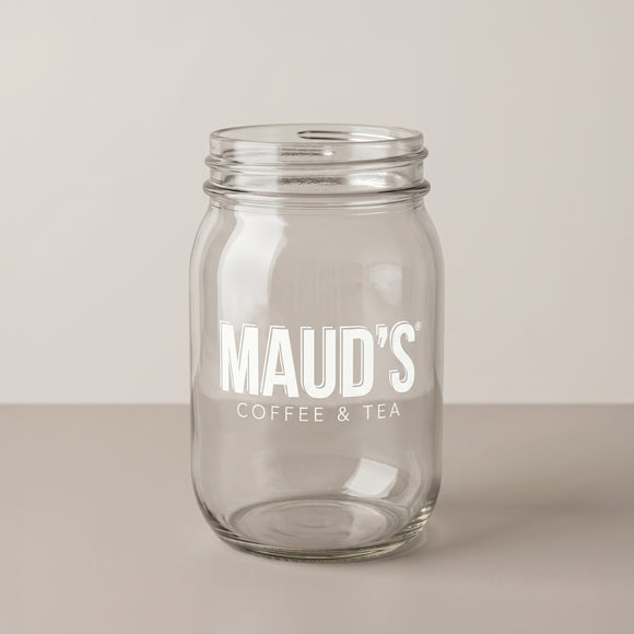 Maud’s Coffee & Tea Mason Jar