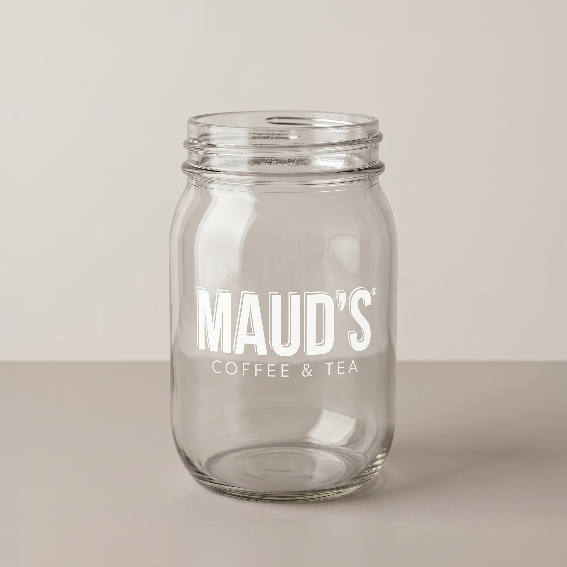 Maud’s Coffee & Tea Mason Jar