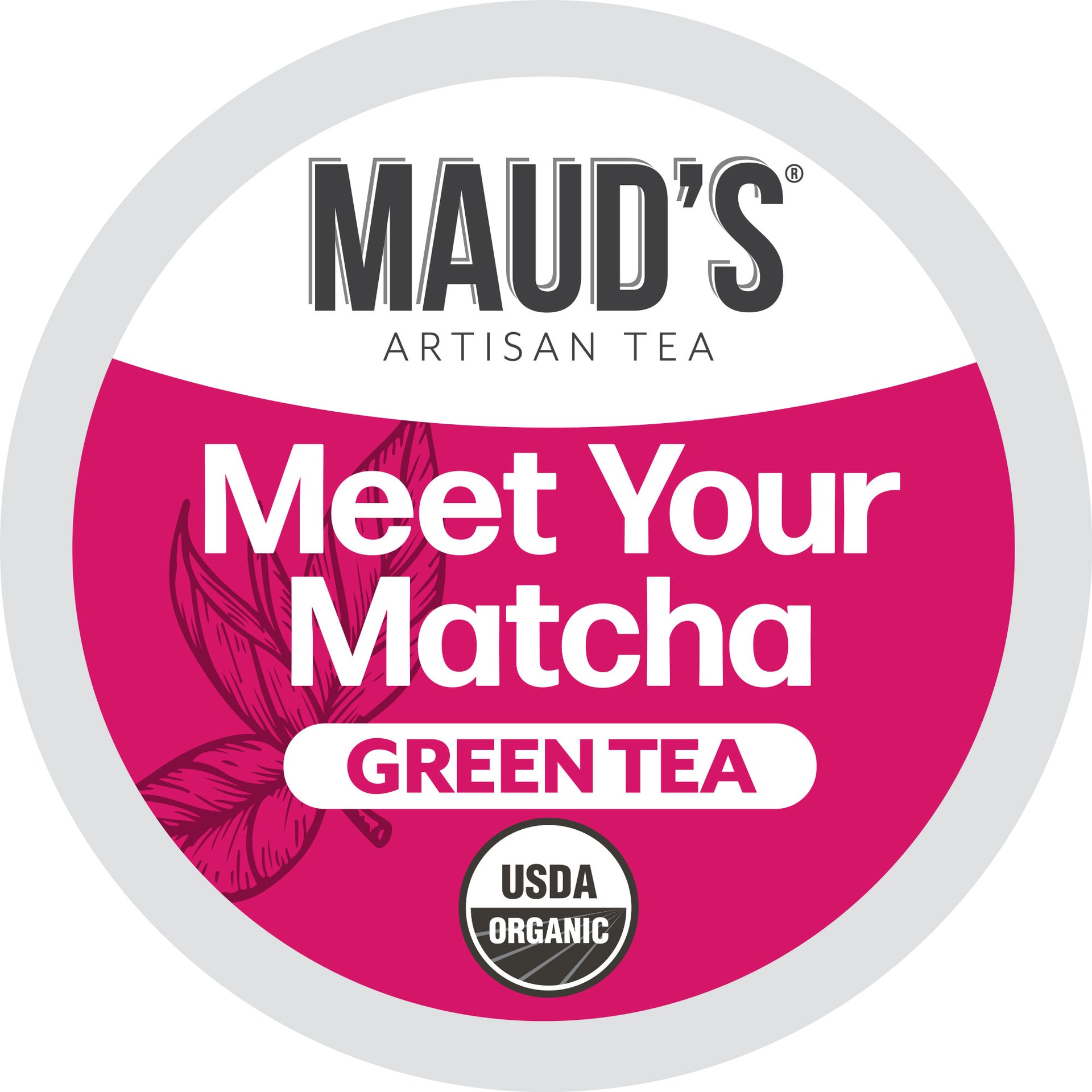 Maud's Organic Matcha Green Tea Pods