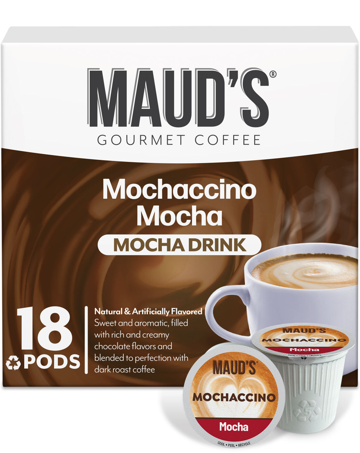 Maud's Chocolate Mocha Cappuccino Pods