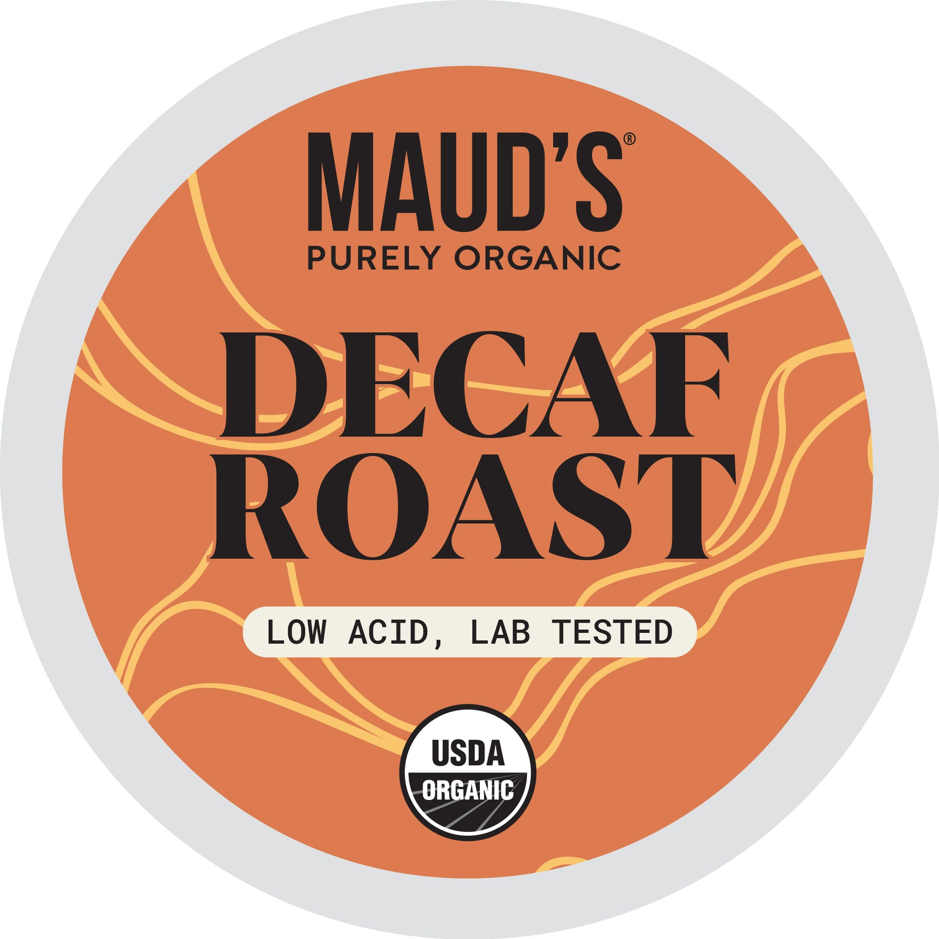 Maud's Purely Organic Decaf Coffee Pods