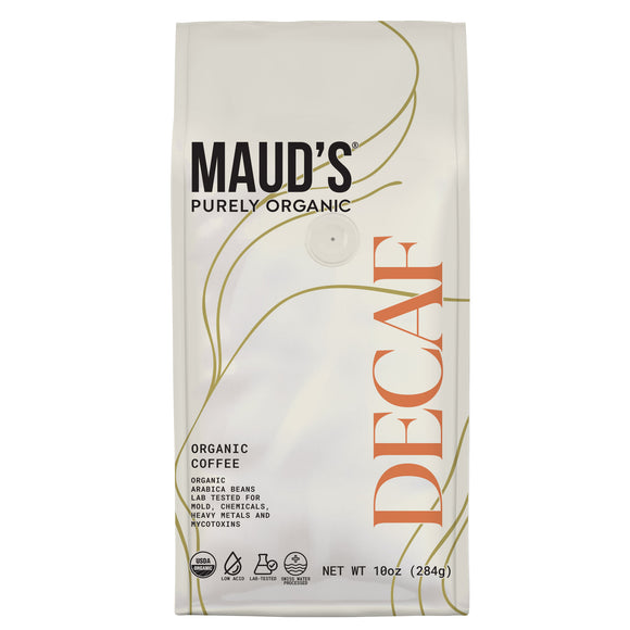 Maud's Purely Organic Decaf Ground Coffee