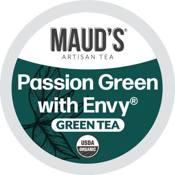 Maud's Organic Passion Green Tea Pods