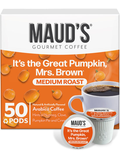 Maud's Pumpkin Spice Flavored Coffee Pods
