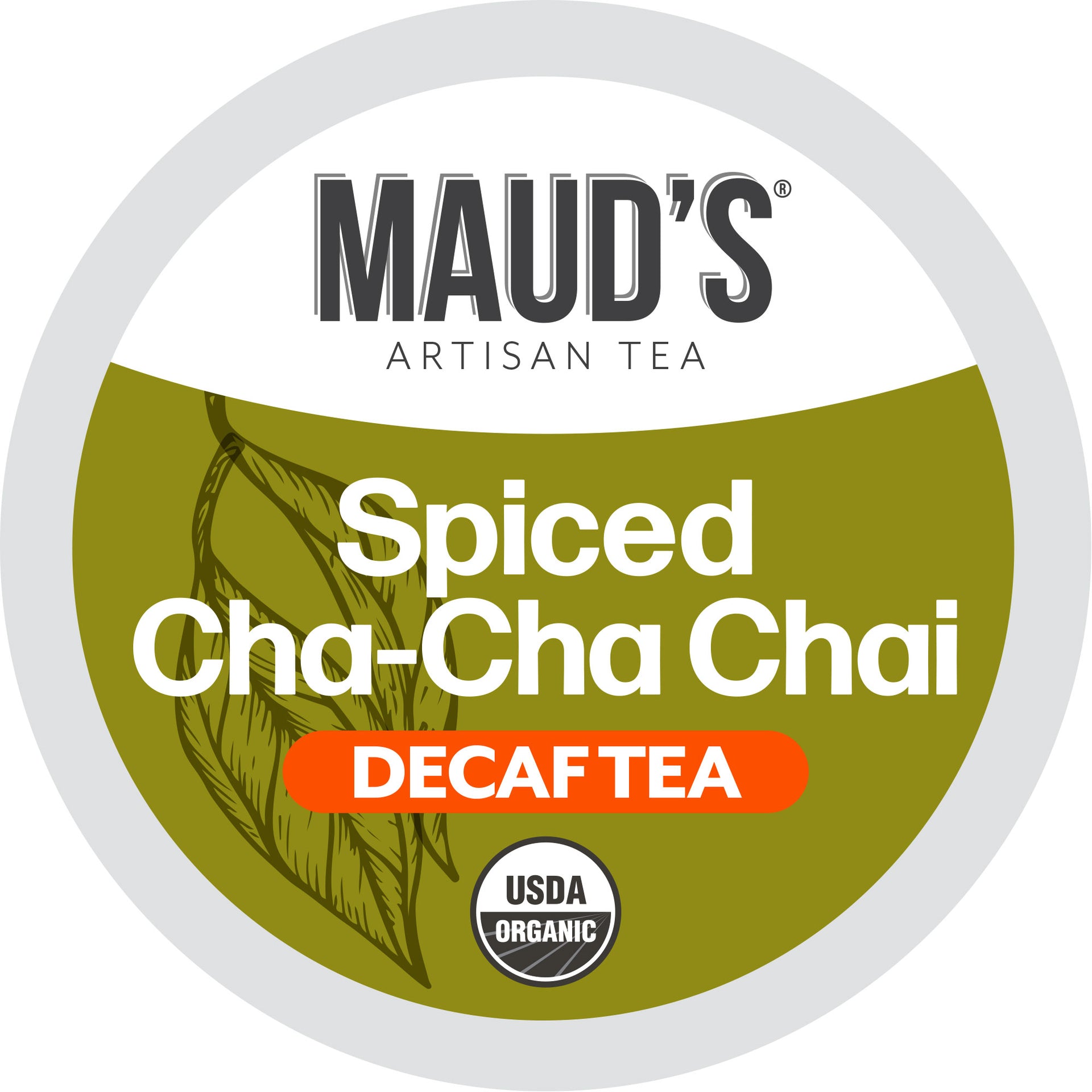 Maud's Organic Decaf Chai Tea Pods