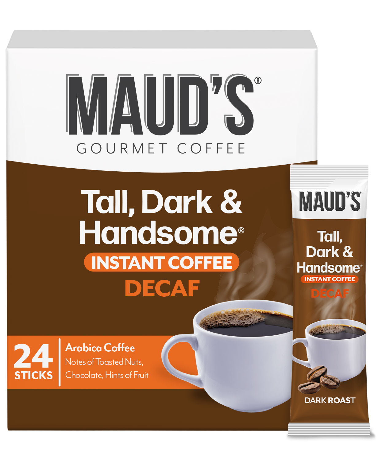 Why Is My Njoy Pod Brown Maud's Instant Decaf Dark Roast Coffee (insta  Decaf Tall, Dark