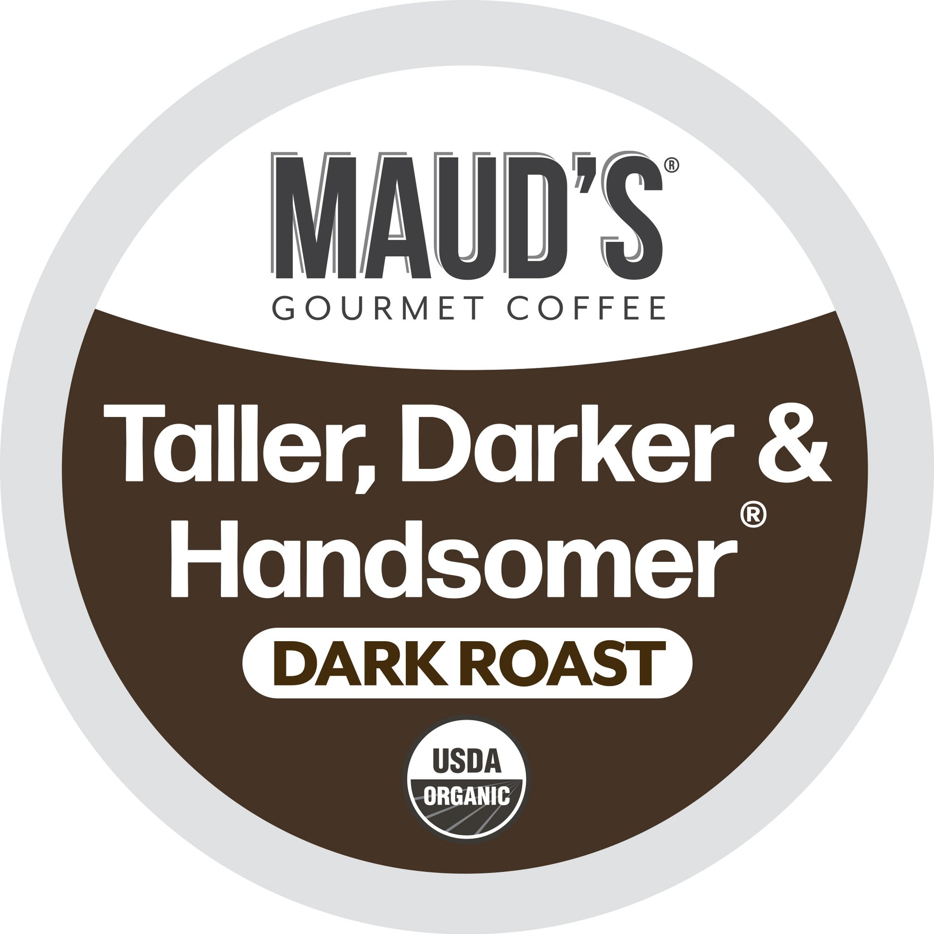 Maud's Organic Dark Roast Coffee Pods