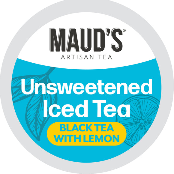 Maud's Unsweetened Black Iced Tea with Lemon