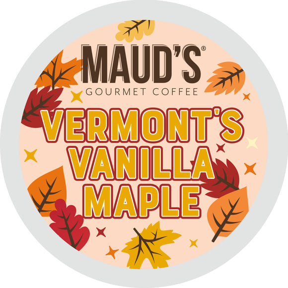 Maud's Vermont's Vanilla Maple Coffee Pods 18ct