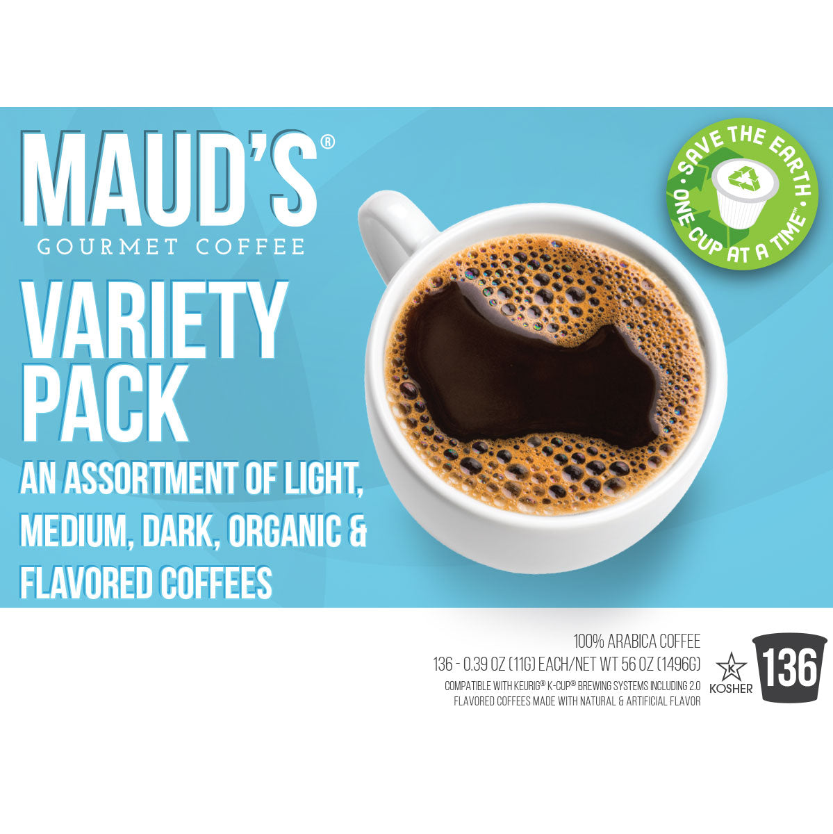 bulk k cup coffee Maud's Bulk Coffee Variety Pack